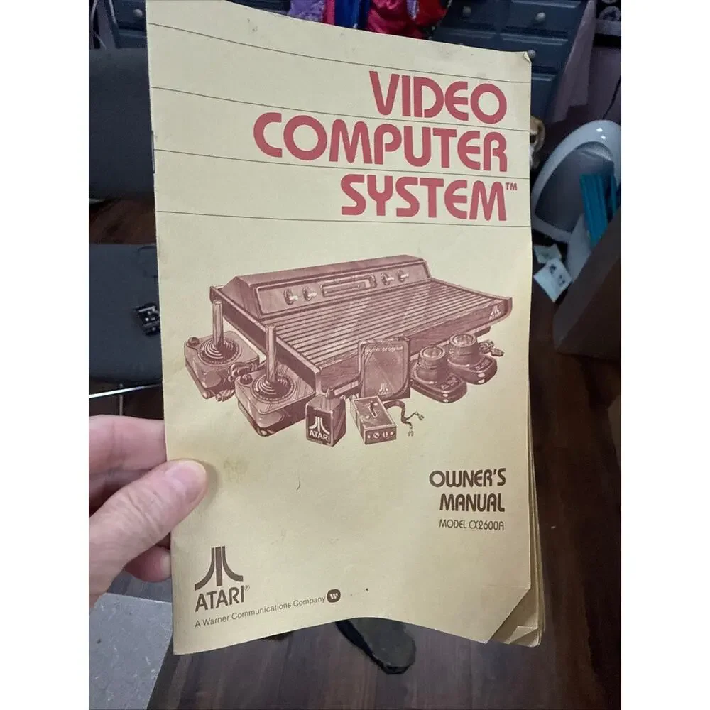 Atari 2600 Video Computer System Original Box Paddle Controllers Untested